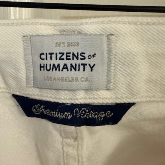 Citizen of Humanity, Premium Vintage, Horseshoe "Barrel"Jeans, white, size 29/8 - Picture 4 of 7